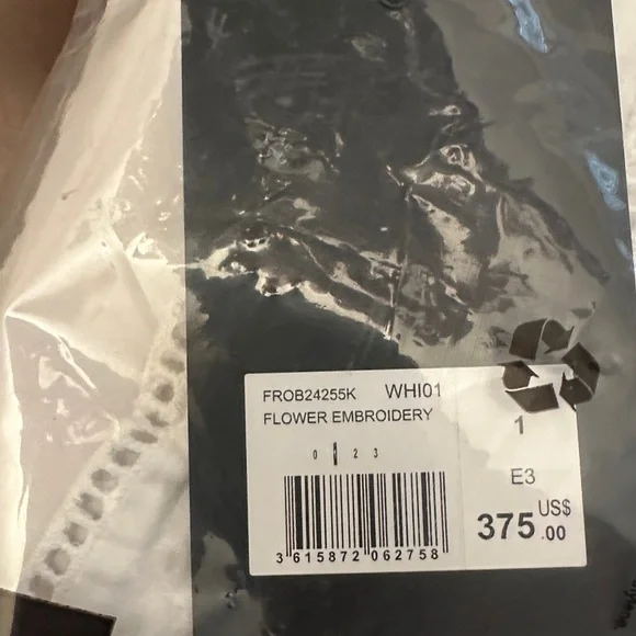 ✔️#86/54 BNWT Sealed The Kooples Flower Embroidery Shift Dress - Picture 9 of 9